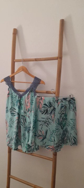 Conjunto Egatex Blusa e Calção Estampado