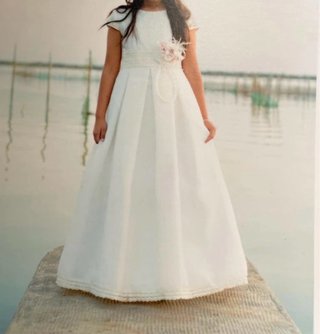 Vestido de Primera Comunión Blanco para niña de 10