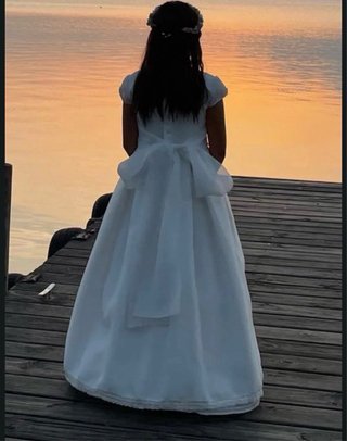 Vestido de Primera Comunión Blanco para niña de 10