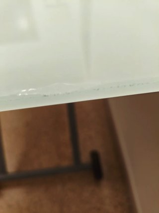 Mesa elevable cristal y metal