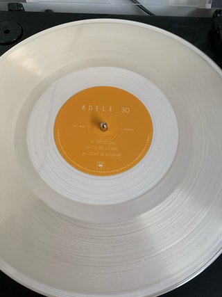 Vinilo Adele 30 Edicion Limitada Clear Vinyl