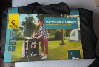Armario Camping Froyak Bambú y Poliéster