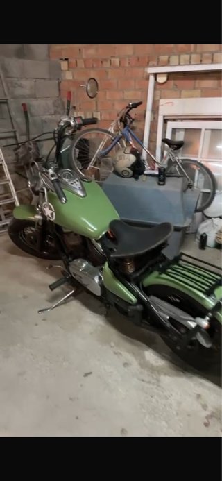 Kawasaki Vulcan 800 Cruiser Verde