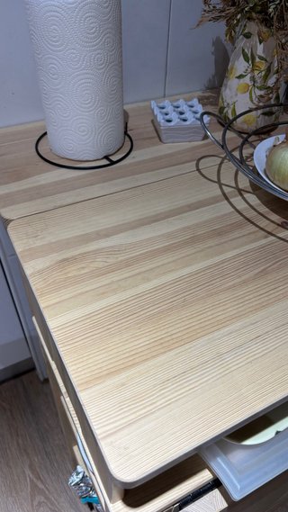 Mesa cocina abatible con ruedas