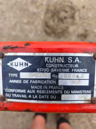 Segadora Kuhn 3 discos