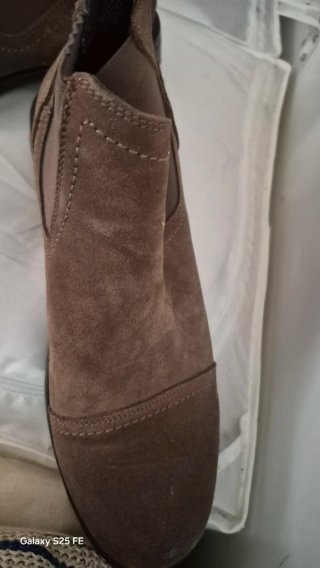 Botines hombre ante beige/marrón