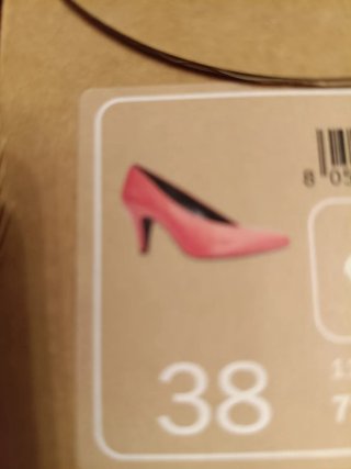 Décolleté Bata Pelle Rossa Ciliegia Tg 38