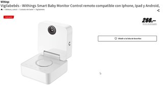 Vigilabebés Withings Smart Baby Wi-Fi/BT
