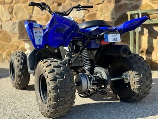 Quad Yamaha YFM 90 Azul y Blanco