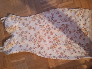 Lencería encaje beige y rosa