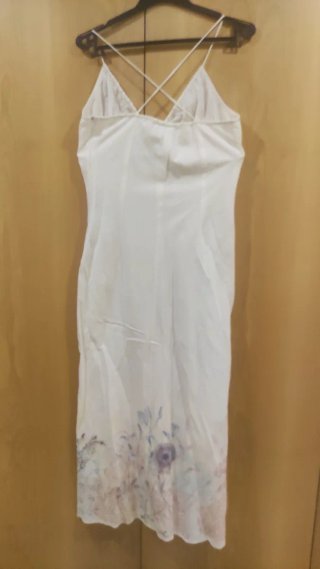 Vestido Adolfo Dominguez Blanco Estampado