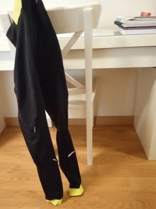 Culotte Ciclismo Hombre Talla M Negro/Amarillo