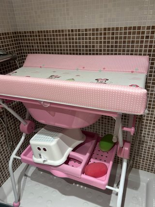 Bañera Bebé Minnie Mouse Rosa