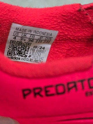 Botas de fútbol Adidas Predator Rojas