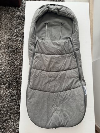 Manta para cochecito Bugaboo gris