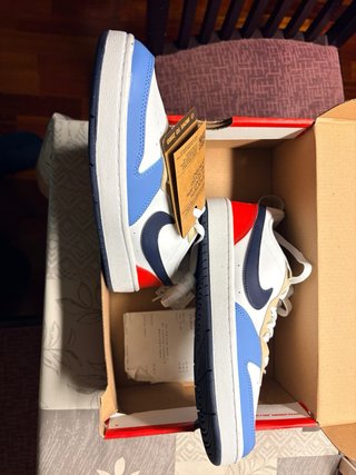 Zapatillas Nike niño blancas y azules
