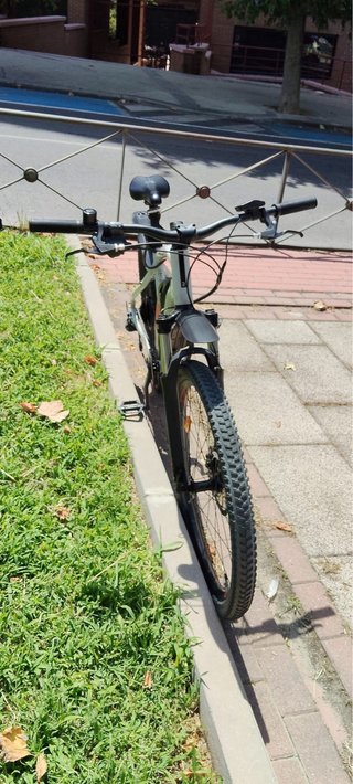 Bicicleta Rockrider E-ST 100 Eléctrica Montaña