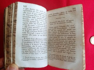 Libro antiguo  Irving Colón 1a Ed Italiana 1829