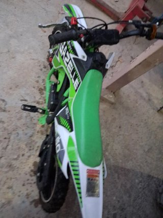Minimoto Gazelle 50cc Motocross Verde/Blanco