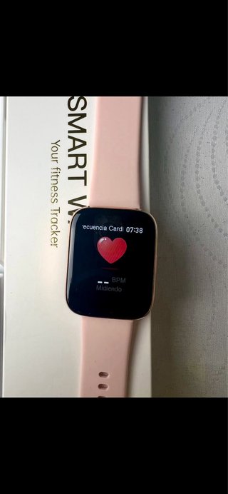 Reloj Inteligente Rosa Nuevo
