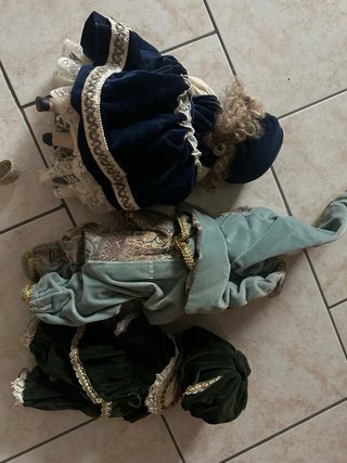 Set 3 Bambole Vintage Capodimonte
