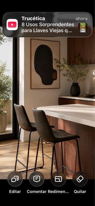 Taburetes de Cocina Cuero y Metal (1 und)