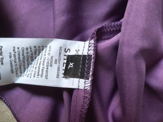 Pijama de satén morado
