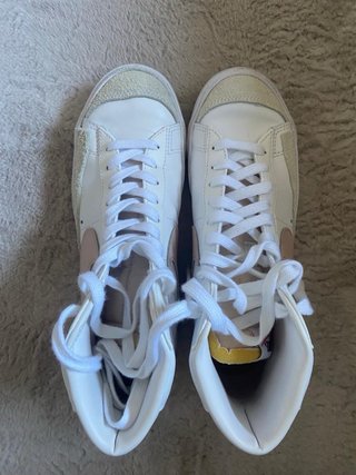 Nike Blazer Mid Donna Bianco Rosa