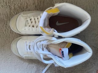 Nike Blazer Mid Donna Bianco Rosa