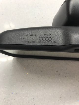 Espejo retrovisor Audi S5/A5 de 2012.