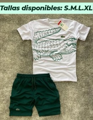 Conjunto Lacoste Camiseta y Short