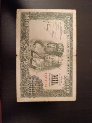 Offerta Lotto 3 Banconote Pesetas Banco de España