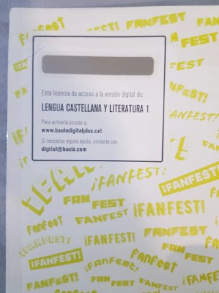Lengua castellana y literatura 1º Bachillerato