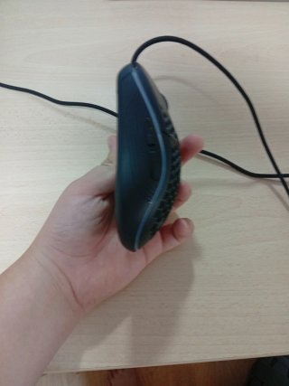 Ratón gaming negro