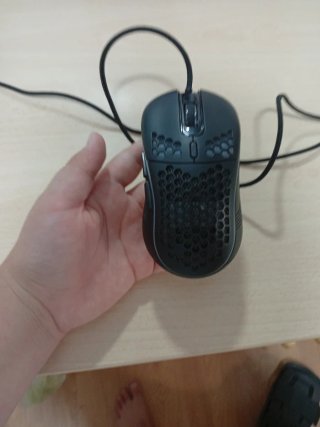 Ratón gaming negro