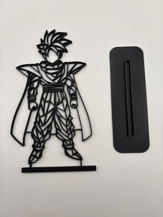 Statuetta Gohan Dragon Ball 3D Line Art