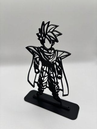 Statuetta Gohan Dragon Ball 3D Line Art