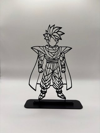 Statuetta Gohan Dragon Ball 3D Line Art