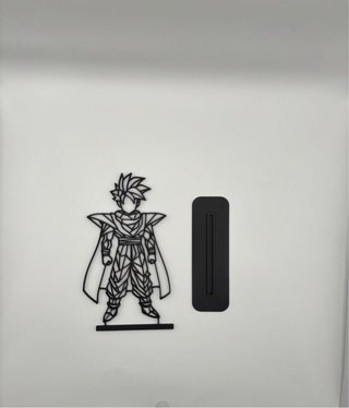 Statuetta Gohan Dragon Ball 3D Line Art