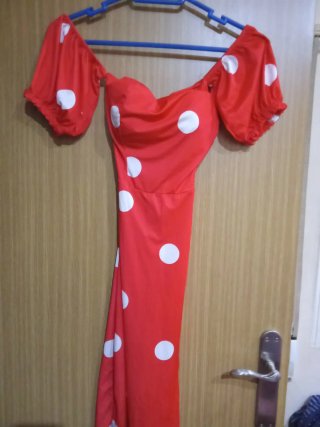 Vestido lunares XS
