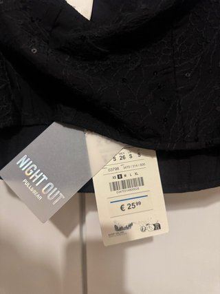 Top Corsé Negro Encaje Mujer