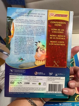 DVD Pocahontas Edición Musical Nueva