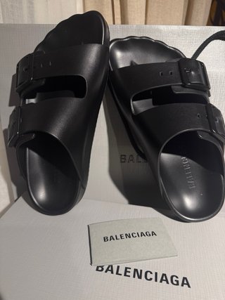 Sandalias Balenciaga Sunday de piel