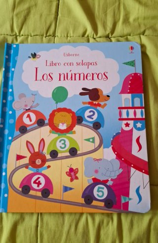 Los números libro con solapas