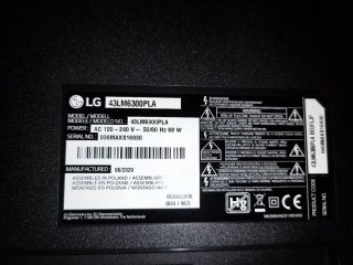Televisión LG 43 43LM6300PLA