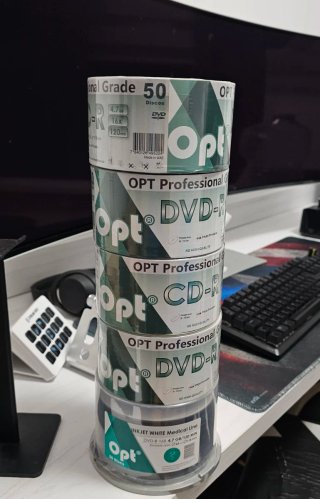 Pack 50 DVD-R y CD-R OPT Pro. Medical Line