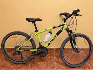 Bicicleta B'Twin Rockrider Verde