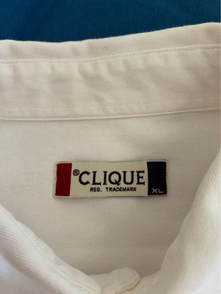 Camicia Clique Uomo XL Bianca