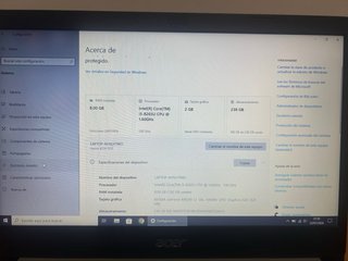 Portátil Acer Aspire 5 Nvidia MX250