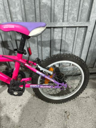 Bicicleta infantil rosa